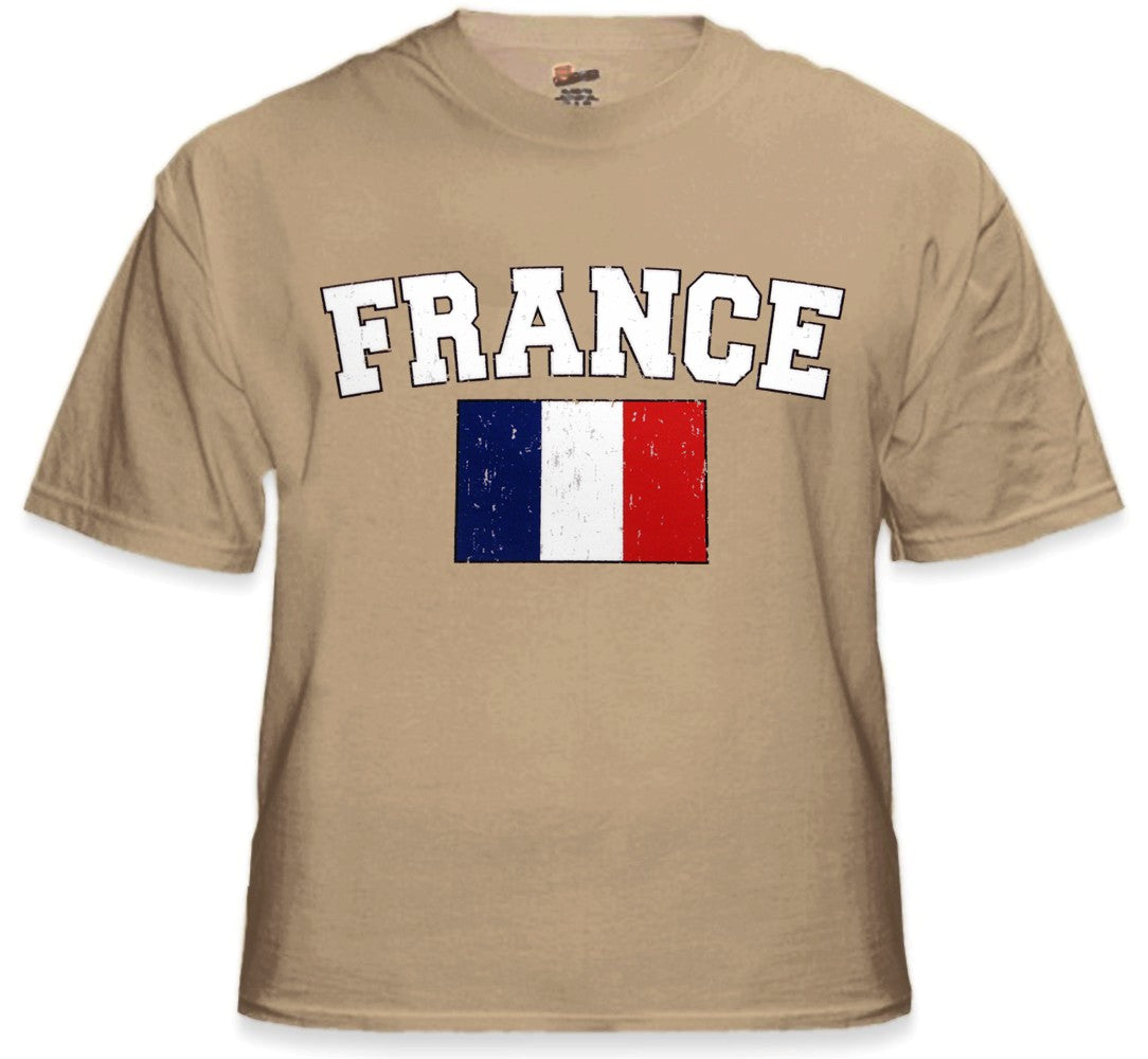 France Vintage Flag International Mens T-Shirt