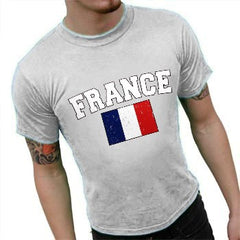 France Vintage Flag International Mens T-Shirt