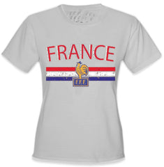 France Vintage Shield International Girls T-Shirt