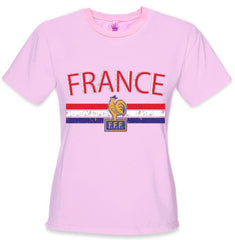France Vintage Shield International Girls T-Shirt