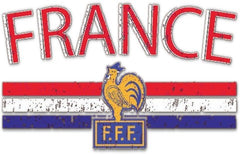 France Vintage Shield International Girls T-Shirt