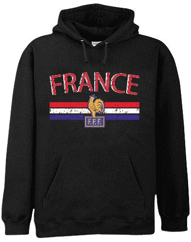 France Vintage Shield International Hoodie