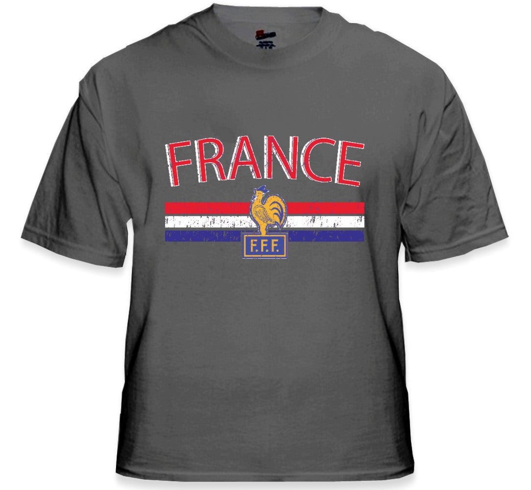 France Vintage Shield International Mens T-Shirt