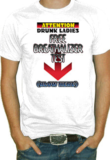 Free Breathalizer Test T-Shirt