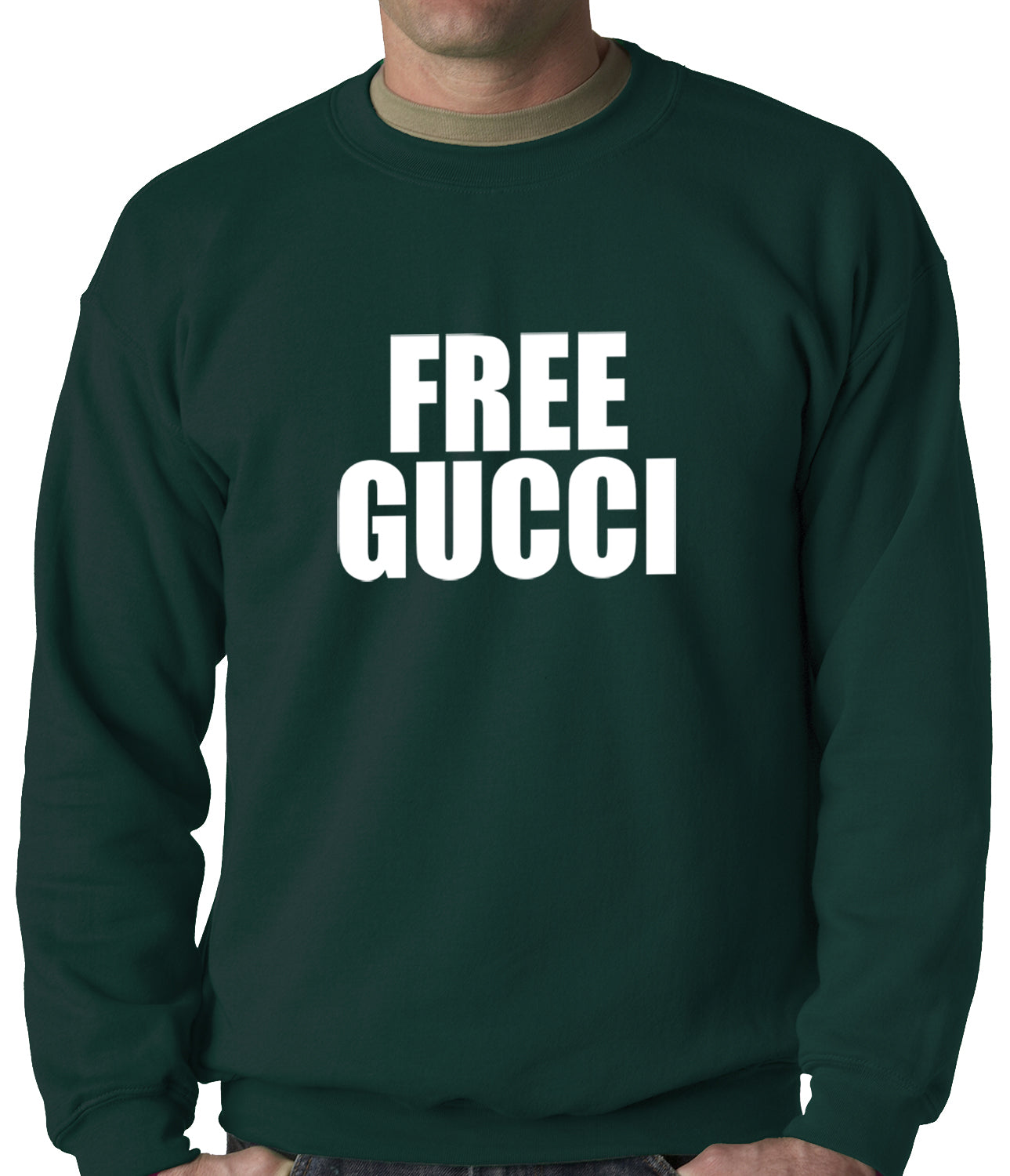 Free Gucci Guwop Adult Crewneck