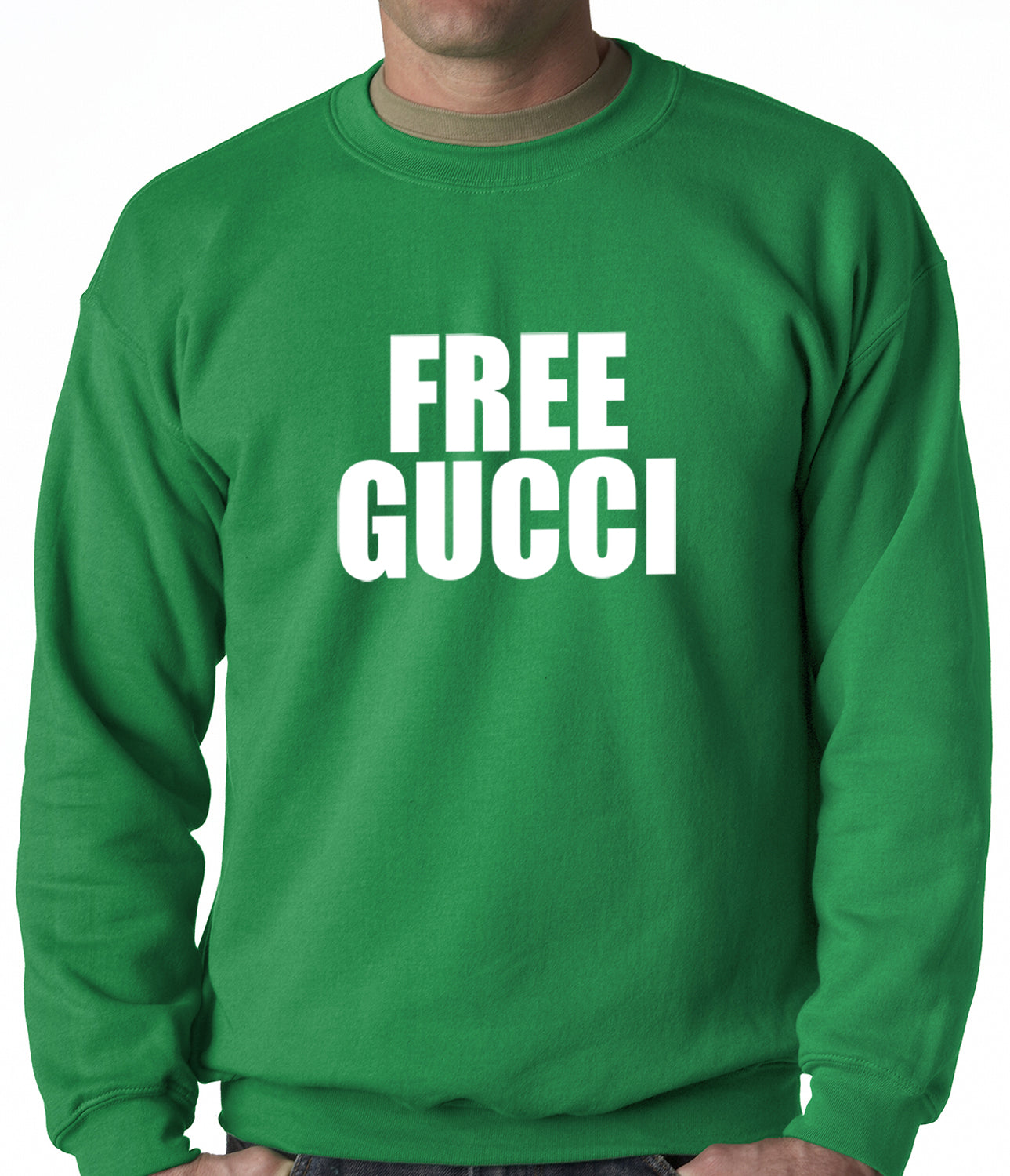 Free Gucci Guwop Adult Crewneck