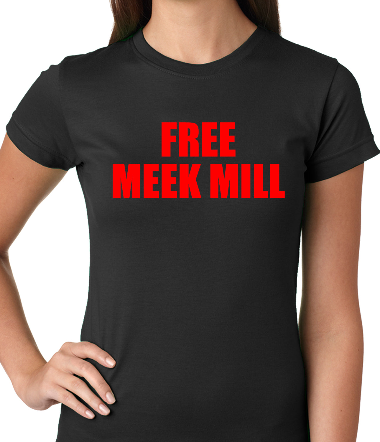 Free Meek Mill Hip Hop Ladies T-shirt