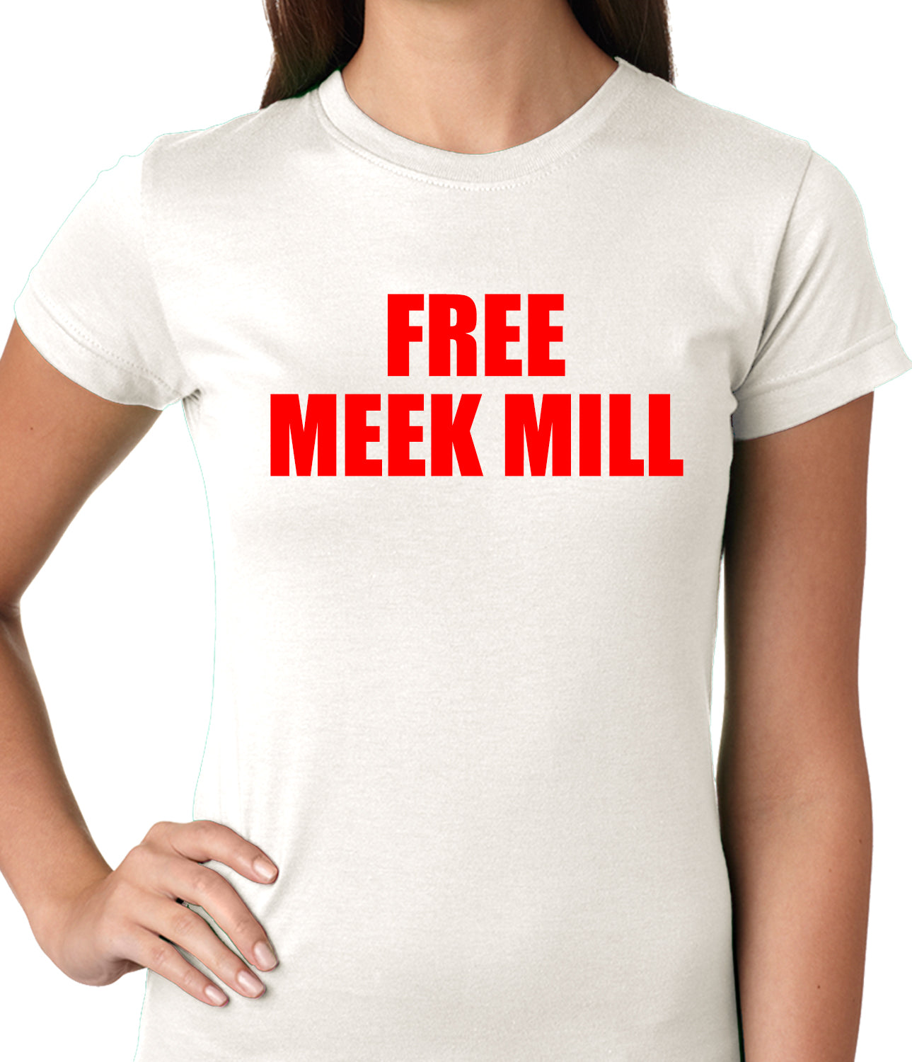 Free Meek Mill Hip Hop Ladies T-shirt