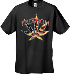 Freedom Pot Leaf Men's T-Shirt