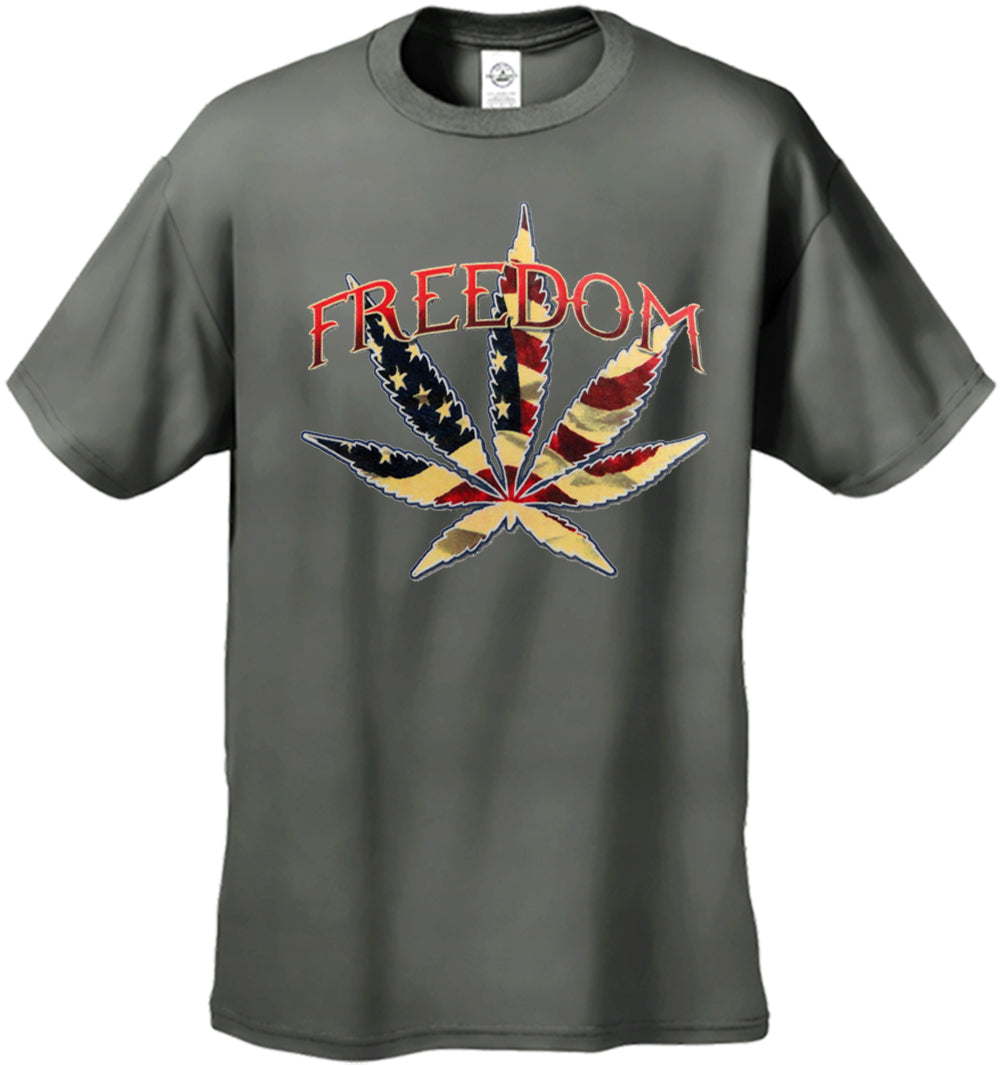 Freedom Pot Leaf Men's T-Shirt