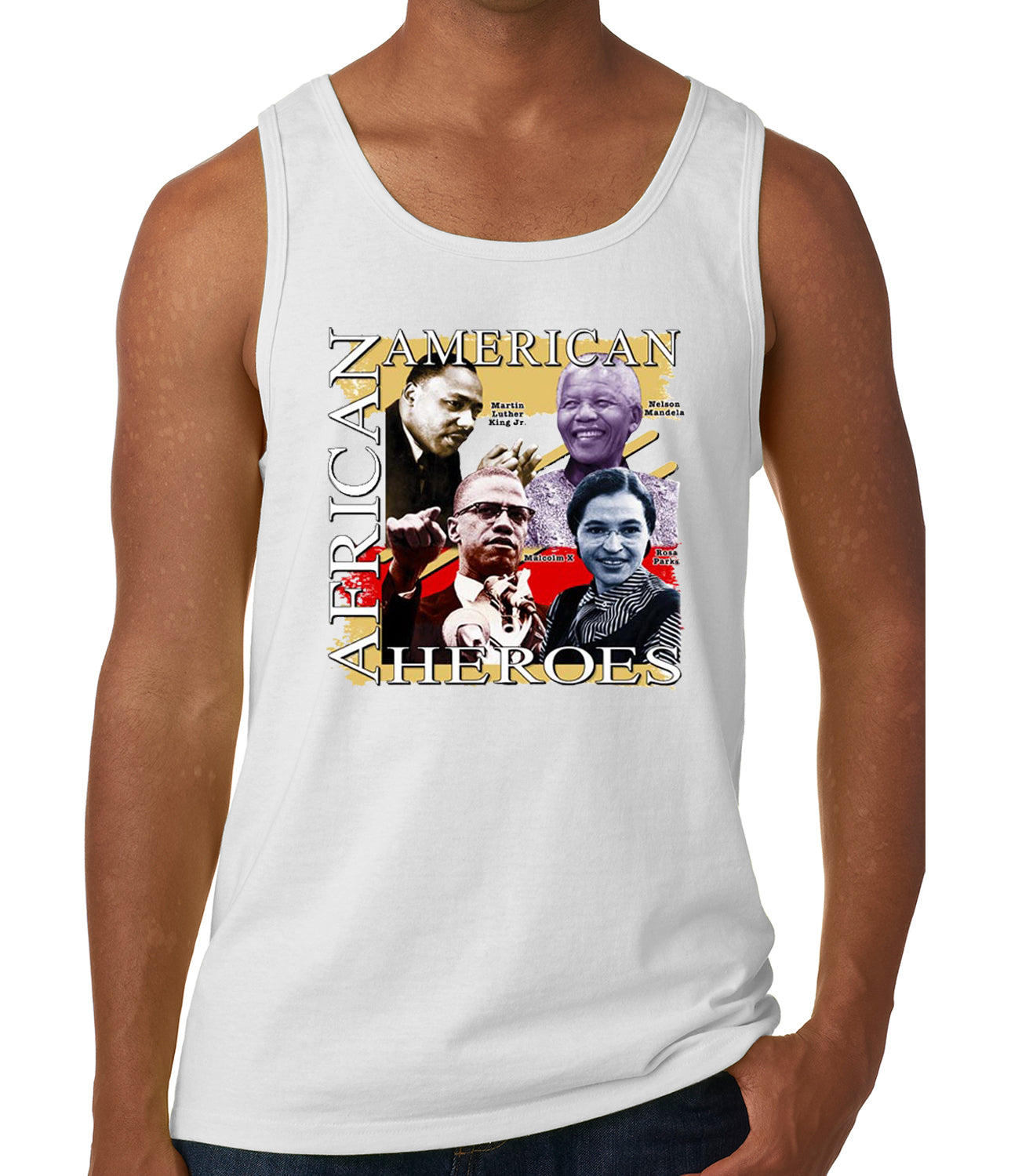 Full Color African American Heroes Tank Top