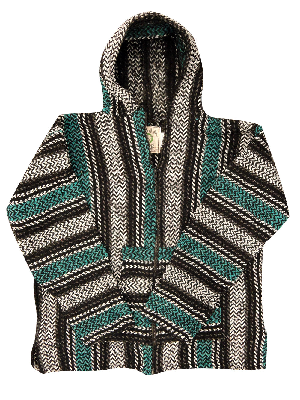 Full Zip Deluxe Baja (Teal)