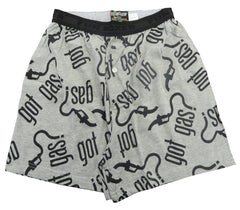 Fun Boxers - Got Gas? (Light Grey/Black)