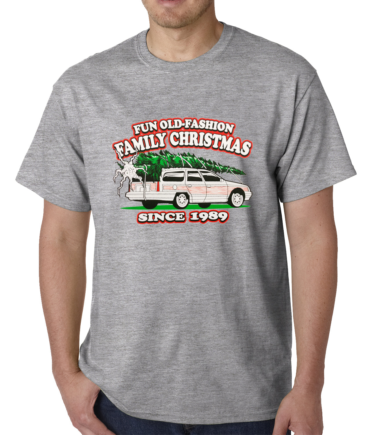 Fun Old-Fashioned Family Christmas Since 1989 Mens T-shirt