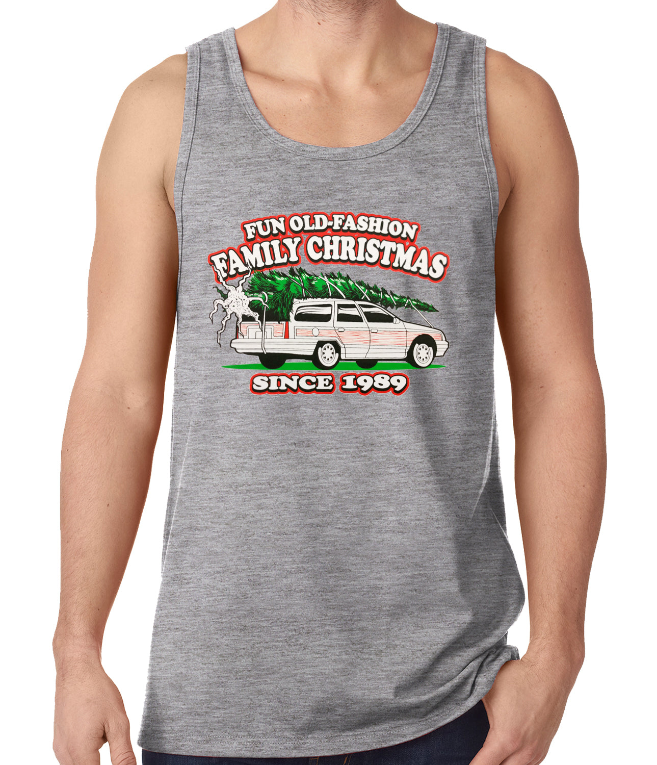 Fun Old-Fashioned Family Christmas Since 1989 Tank Top