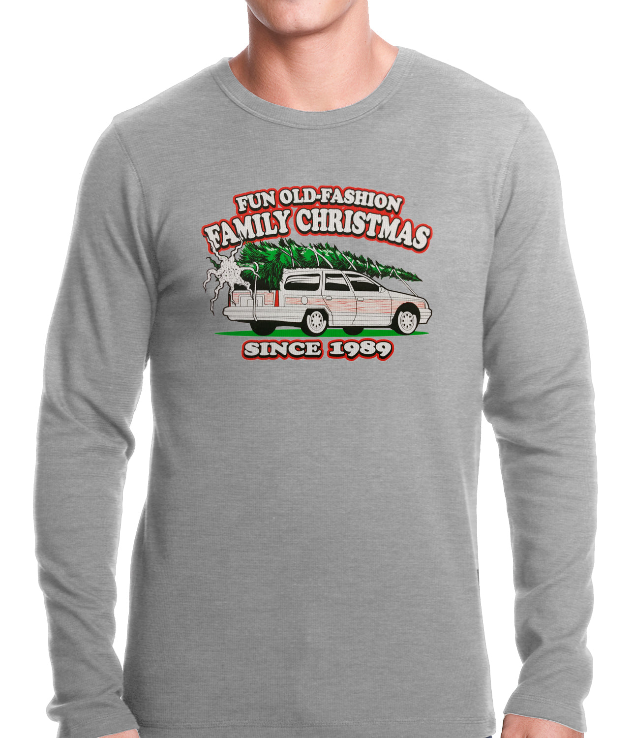Fun Old-Fashioned Family Christmas Since 1989 Thermal Shirt