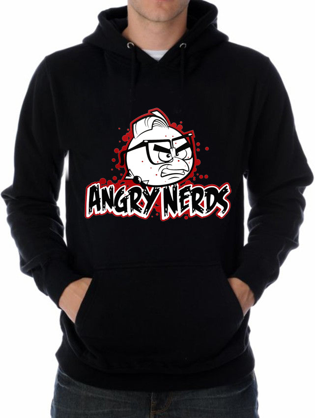 Funny Hoodies - Angry Nerds Adult Hoodie