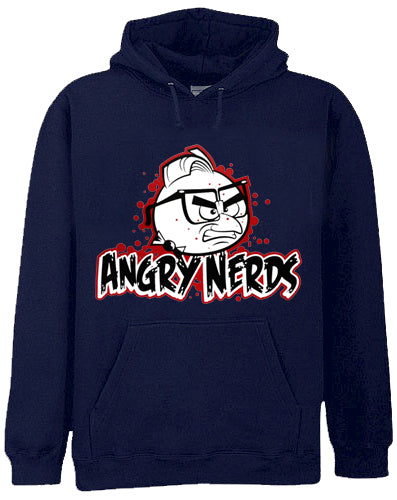 Funny Hoodies - Angry Nerds Adult Hoodie