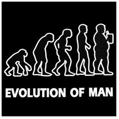 Funny Novelty Tees - Evolution of Man T-Shirt