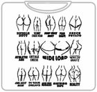 Funny T Shirts - Different Types Of Asses T-Shirt