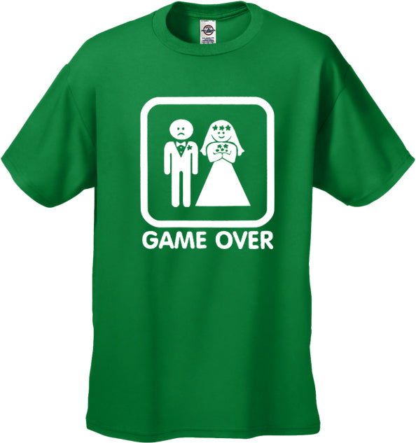Funny T-Shirts - Game Over Mens T-Shirt