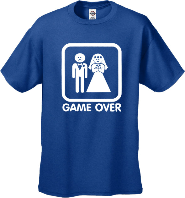 Funny T-Shirts - Game Over Mens T-Shirt