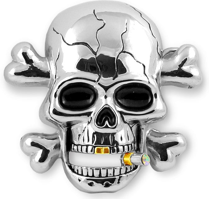 Gangsta Blunt Skull Buckle With FREE Leather Belt