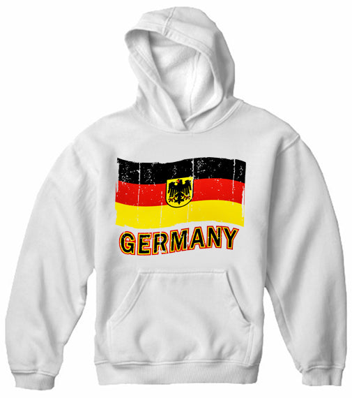 Germany Vintage Flag Adult Hoodie