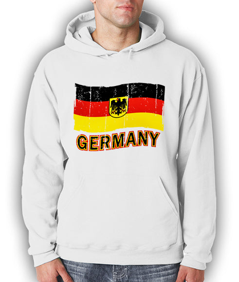 Germany Vintage Flag Adult Hoodie