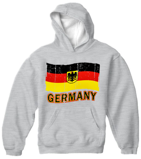 Germany Vintage Flag Adult Hoodie