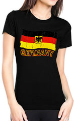 Germany Vintage Flag Girl's T-Shirt