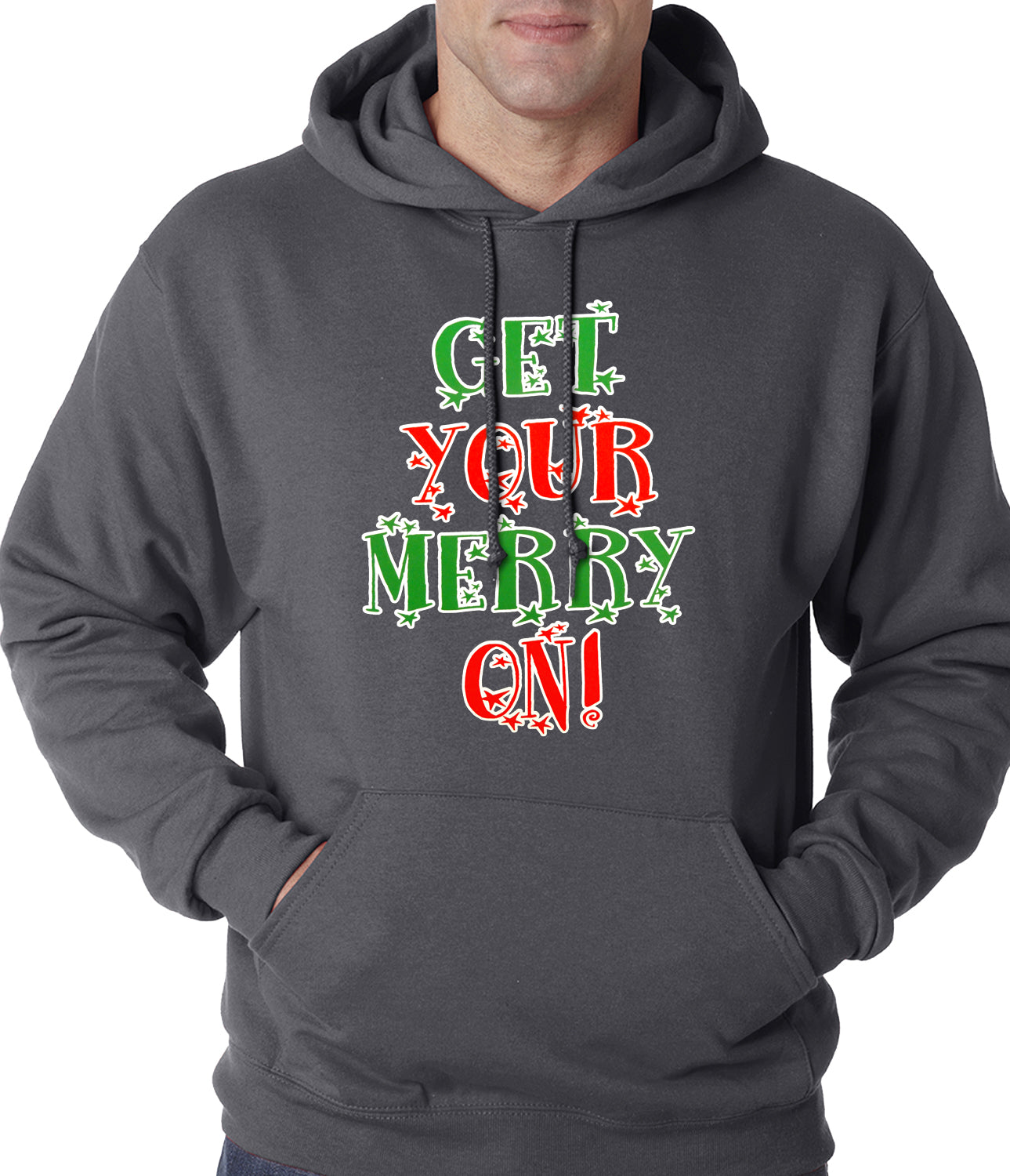 Get Your Merry On Christmas Adult Hoodie