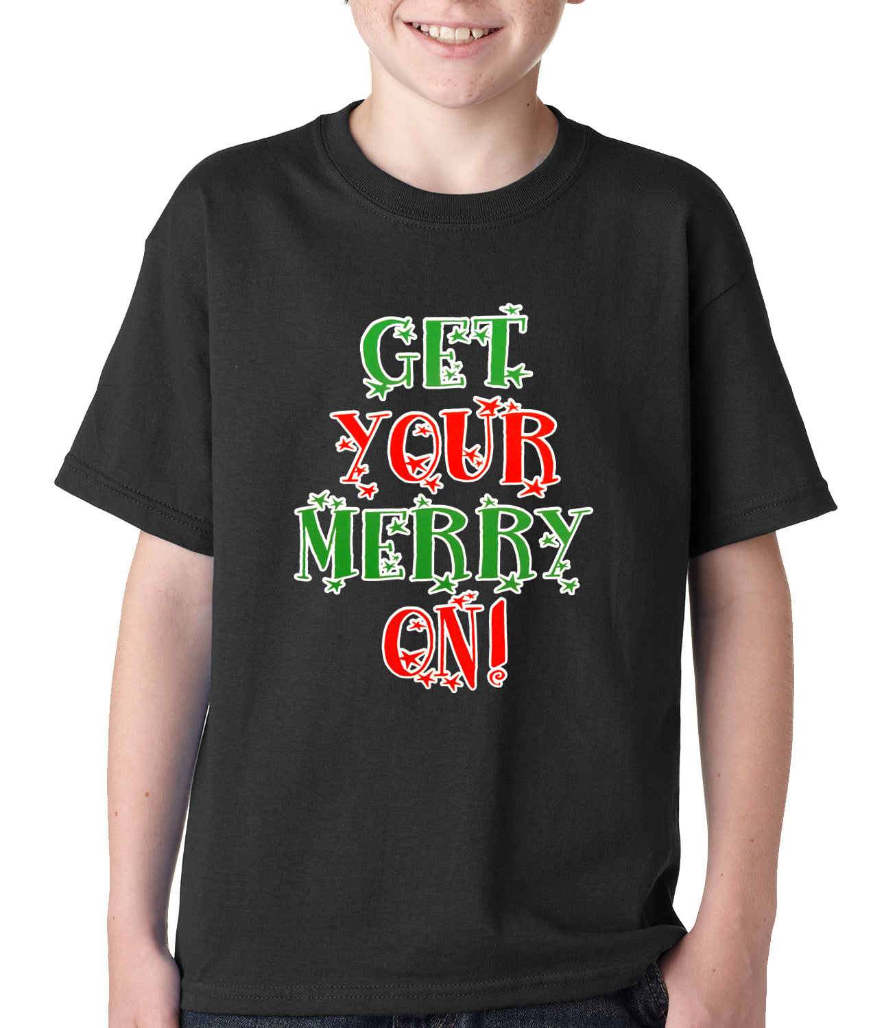 Get Your Merry On Christmas Kids T-shirt