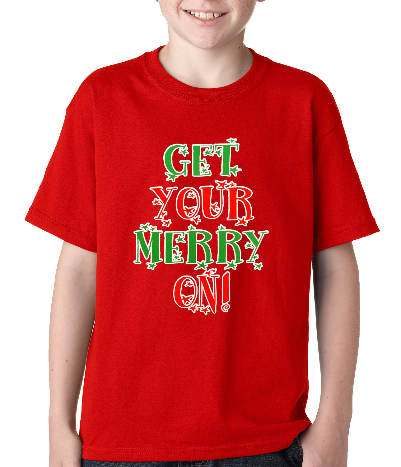 Get Your Merry On Christmas Kids T-shirt