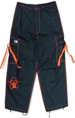 Ghast Cargo Drawstring Pants (Black / Red)