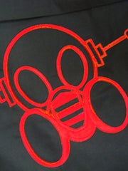 Ghast Cargo Drawstring Pants (Black / Red)