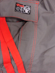 Ghast Cargo Drawstring Pants (Charcoal / Red)