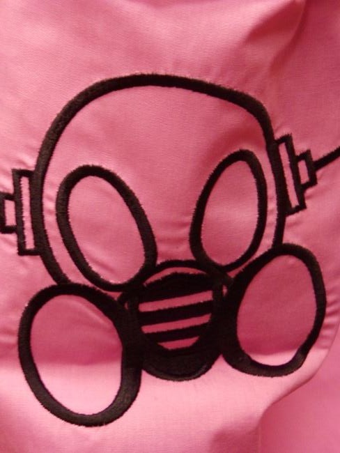 Ghast  Cargo Drawstring Pants (Pink/Black)