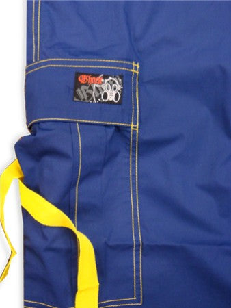 Ghast Cargo Drawstring Pants (Royal / Yellow)