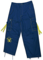 Ghast Cargo Drawstring Pants (Royal / Yellow)