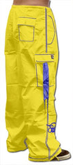 Ghast  Cargo Drawstring Pants (Yellow / Navy)