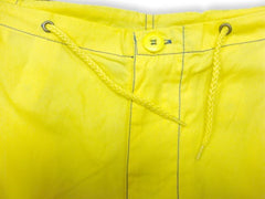 Ghast  Cargo Drawstring Pants (Yellow / Navy)