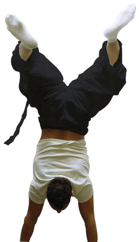 Ghast  Cargo Drawstring Raver Pants (Black)