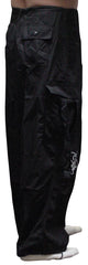 Ghast  Cargo Drawstring Raver Pants (Black)