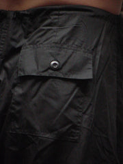 Ghast  Cargo Drawstring Raver Pants (Black)