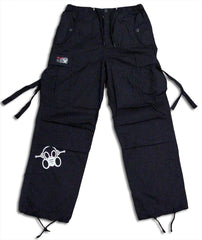 Ghast  Cargo Drawstring Raver Pants (Black)