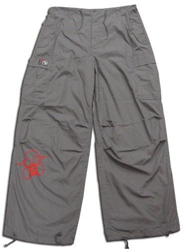 Ghast  Cargo Drawstring Raver Pants (Grey)
