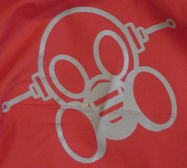 Ghast Cargo Drawstring Raver Pants (Red)