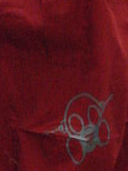 Ghast Cargo Drawstring Raver Pants (Red)