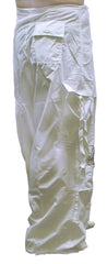 Ghast Cargo Drawstring Raver Pants (White)